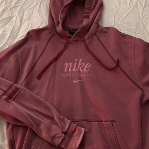 Nike Men's Maroon Hoodie